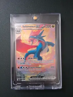 Pokemon Salamence ex EX 187/159 Journey Together Holo Special Illustration Rare… - Image 3