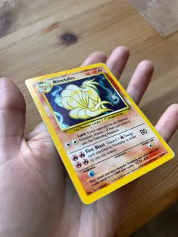 Pokemon holo rare Ninetales - 012/102 - 1999 WotC Base Set - EXCELLENT - Image 2