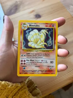 Pokemon holo rare Ninetales - 012/102 - 1999 WotC Base Set - EXCELLENT - Image 5