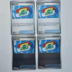 4x Poke Pad 81/88 Trainer Common Pokepad Pokemon TCG Perfect Order Playset - Image 1