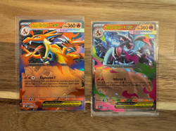Pokemon TCG - Mega Charizard X ex + Mega Charizard Y ex 2 Card Promo Set - Image 1