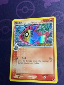 Feebas 49/101 - Reverse Holo EX Dragon Frontiers Pokemon TCG Stamped - Image 1