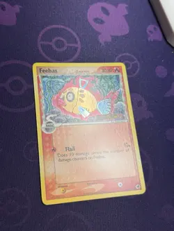 Feebas 49/101 - Reverse Holo EX Dragon Frontiers Pokemon TCG Stamped - Image 2