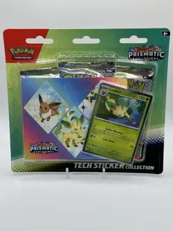 Pokemon TCG Prismatic Evolutions Tech Sticker Collection Leafeon - Image 1