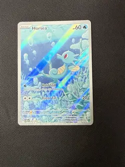 Pokemon TCG Horsea 067/064 Shrouded Fable Holo Illustration Rare Jap - Image 1