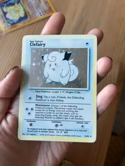 Pokemon holo rare Clefairy - 005/102 - 1999 WotC Base Set - Image 1
