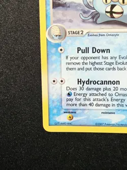 Omastar 20/108 Reverse Holo Rare Stamped 2007 EX Power Keepers Pokemon TCG - Image 5