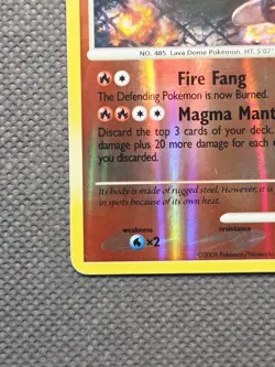 Heatran 3/99 Reverse Holo Rare Pokemon Platinum Arceus Base Set 2009 - Image 5
