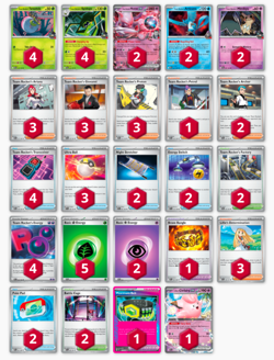 Pokemon Rocket Mewtwo ex - TOURNAMENT READY TCG Competitive Deck, Sleeves & Box - Image 2