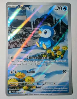 Piplup 098/094 Illustration Rare Phantasmal Flames Pokemon TCG NM - Image 1