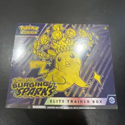 Pokemon TCG Scarlet & Violet SURGING SPARKS Elite Trainer Box FACTORY SEALED ETB - Image 1
