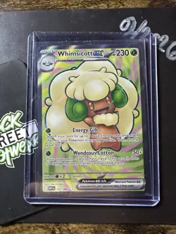 Whimsicott ex 157/086, White Flare, Full Art Double Rare Holo, Pokemon TCG, NM - Image 3