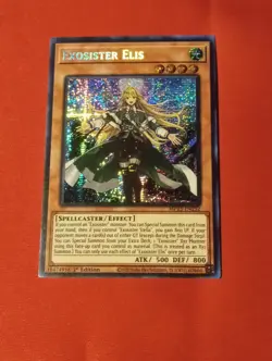 Yu Gi Oh! - Exosister Elis - MP23-EN252 1st Ed - Secret Rare - NM/VLP Read Plz - Image 1