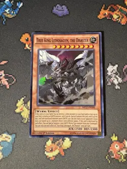 YuGiOh - True King Lithosagym, The Disaster MP17-EN186 Mega Tins Mega Pack - NM - Image 1