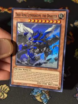 YuGiOh - True King Lithosagym, The Disaster MP17-EN186 Mega Tins Mega Pack - NM - Image 2
