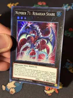 YuGiOh - Number 71: Rebarian Shark CT14-EN005 2017 Mega Tins - NM - Image 2