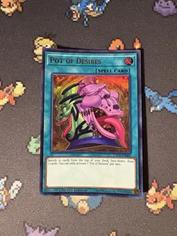 YuGiOh - Pot Of Desires CT14-EN004 2017 Mega Tins - NM - Image 1