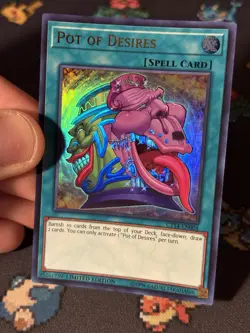 YuGiOh - Pot Of Desires CT14-EN004 2017 Mega Tins - NM - Image 2
