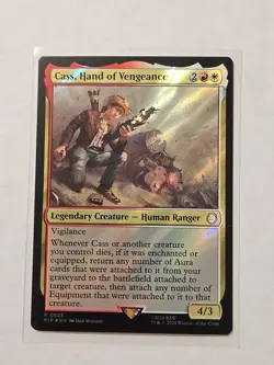 Cass, Hand of Vengeance (Surge Foil) - Fallout - Rare - Creature - Image 1