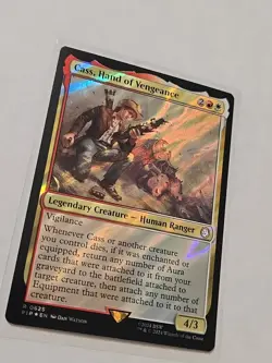 Cass, Hand of Vengeance (Surge Foil) - Fallout - Rare - Creature - Image 2