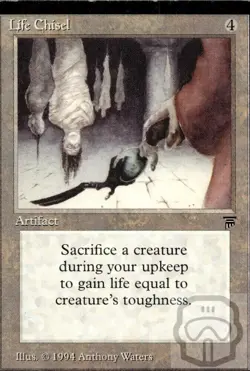 Life Chisel UC Legends Magic: The Gathering NM/M - Image 3