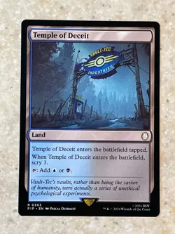MTG NM Temple of Deceit [Fallout] - Image 1