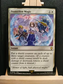 Protection Magic - Final Fantasy Commander - Rare - NM (see pics) MTG - Image 1