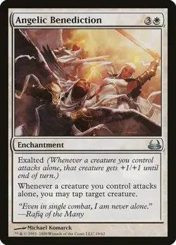 Angelic Benediction NonFoil Duel Decks: Divine vs. Demonic 19 NM MTG - Image 1