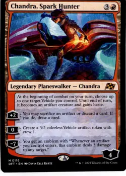 MTG Chandra, Spark Hunter Aetherdrift Mythic #116 - Image 1