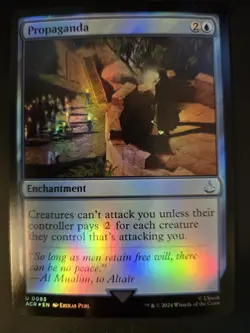 Propaganda NM FOIL Universes Beyond: Assassin's Creed MTG FREE SHIPPING - Image 1