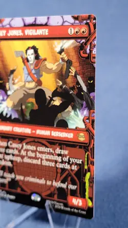 Casey Jones, Vigilante Borderless (Showcase) Regular NM - TMNT TMT 235 Mtg 🔮 A* - Image 3