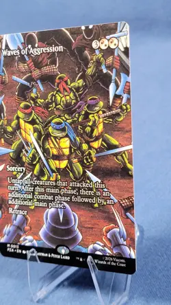 Waves of Aggression 0013 Regular Teenage Mutant Ninja Turtles MTG 6* - Image 4