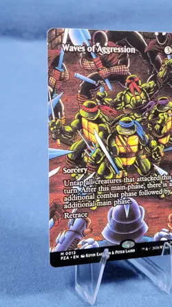 Waves of Aggression 0013 Regular Teenage Mutant Ninja Turtles MTG 6* - Image 5