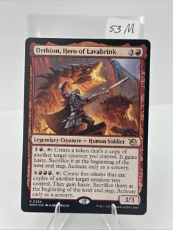 Orthion, Hero of Lavabrink | MOM 334 | Legendary Creature | MTG - Image 4