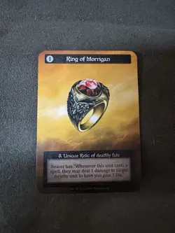 Ring Of Morrigan Sorcery: Contested Realm Arthurian Legends Unique NM - Image 1