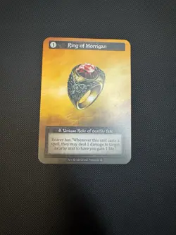 Ring Of Morrigan Sorcery: Contested Realm Arthurian Legends Unique NM - Image 4