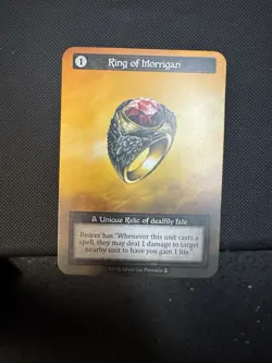 Ring Of Morrigan Sorcery: Contested Realm Arthurian Legends Unique NM - Image 5