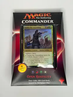MTG Commander 2016 Open Hostility Sealed New In Box Saskia Deck C16 - Image 1