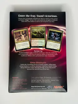 MTG Commander 2016 Open Hostility Sealed New In Box Saskia Deck C16 - Image 2