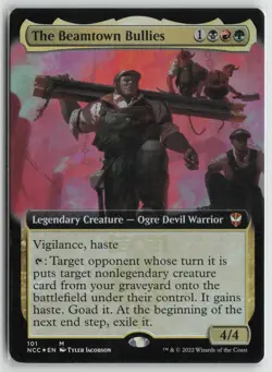 The Beamtown Bullies (Extended Art) LP Foil 101 Streets of New Capenna MTG - Image 1