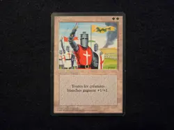 MTG 1x Revised white rare HP French FBB Crusades - ships with tracking - Image 1