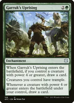 MTG Commander: Adventures in the Forgotten Realms AFC Garruk's Uprising MINT - Image 1