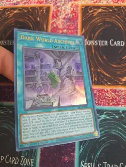 Yugioh Dark World Archives SR13-EN026 Ultra Rare 1st Edition Near Mint - Image 2