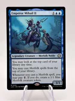 Emperor Mihail II 0155 Commander: The Lost Caverns of Ixalan LCC MTG NM - Image 1