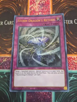 Yugioh Storm Dragon's Return MP20-EN138 Ultra Rare 1st Edition Near Mint - Image 1