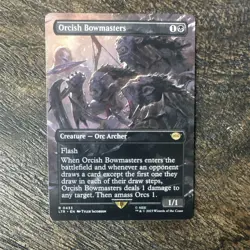 Wizards of the Coast MTG Orcish Bowmasters Borderless Regular Rare LOTR #433 - Image 1