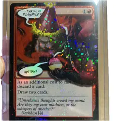 Thrill of Possibility Pool Party FOIL SLD Secret Lair x Deadpool MTG Magic NM - Image 2