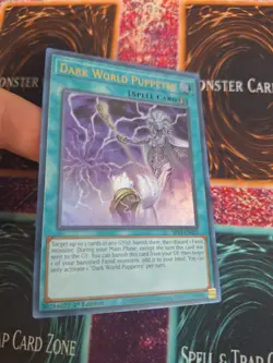Yugioh Dark World Puppetry SR13-EN025 Ultra Rare 1st Edition Near Mint - Image 2