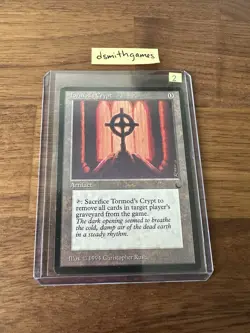 [Lightly Played] MTG Tormod's Crypt Uncommon Artifact The Dark 1994 - Image 1