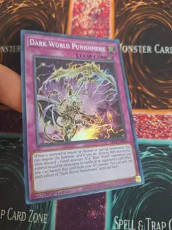 Yugioh Dark World Punishment SR13-EN033 Super Rare 1st Edition Near Mint - Image 2